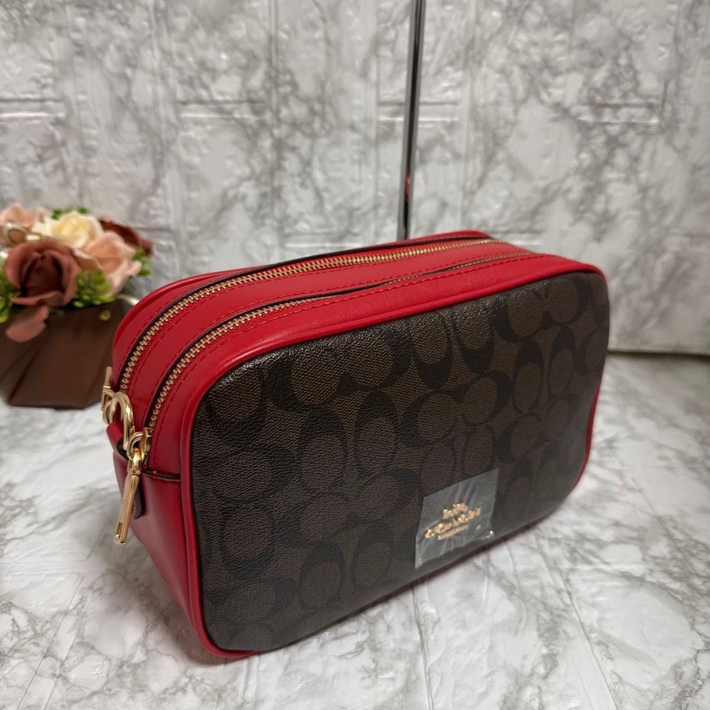 COACH Signature Canvas Crossbody Bag for Women F68168 Outlet