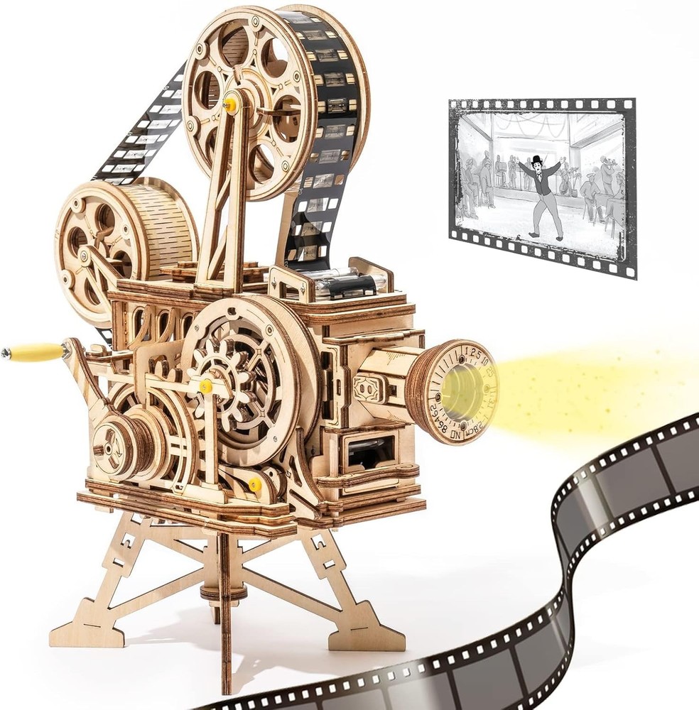 ROKR 3D Wooden Puzzles for Adults- 183pcs Mechanical Model Building Kit...