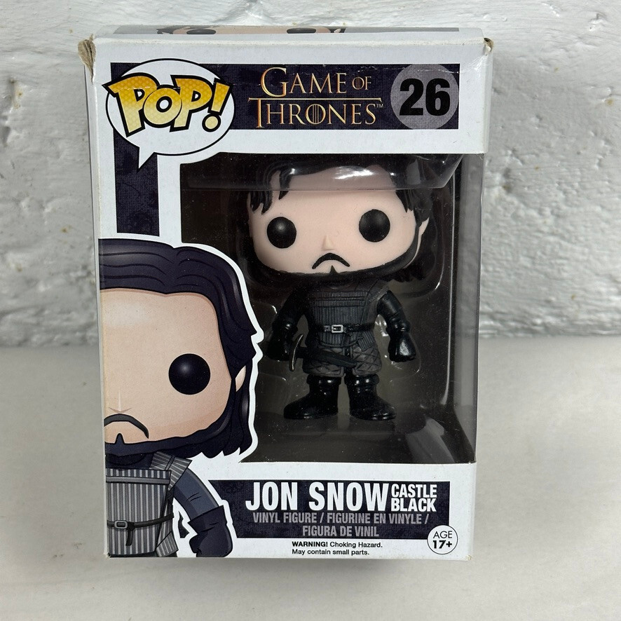 Funko Pop Jon Snow Castle Black Game of Thrones Vinyl Figure #26