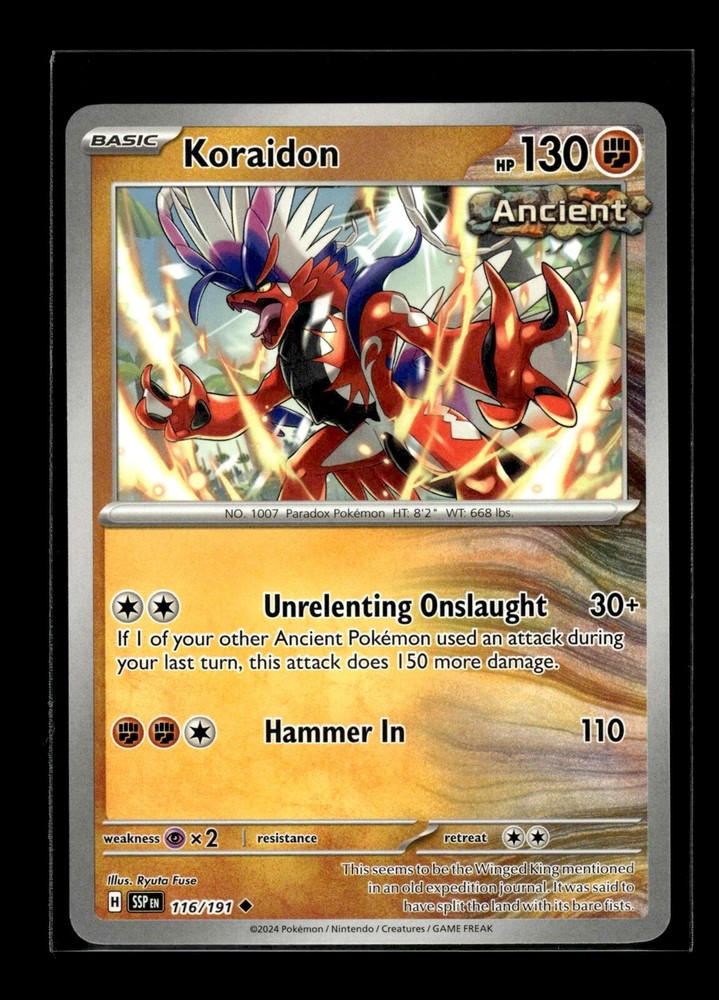 KORAIDON Surging Sparks #116 SSP(NM+)(PKM)