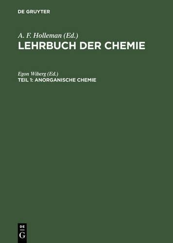 Egon Wiberg Anorganische Chemie (Hardback)