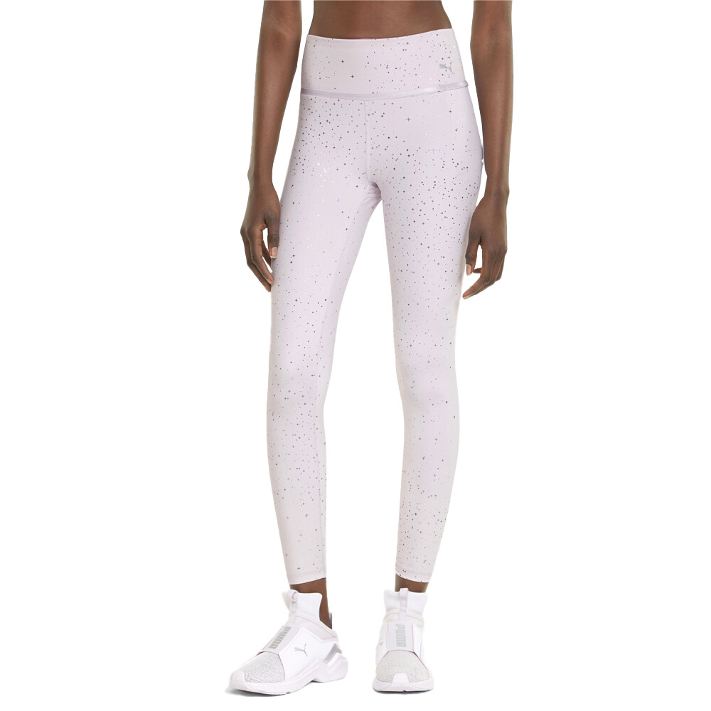 Puma Stardust Crystalline High Waist 78 Training Leggings Womens Purple Athletic