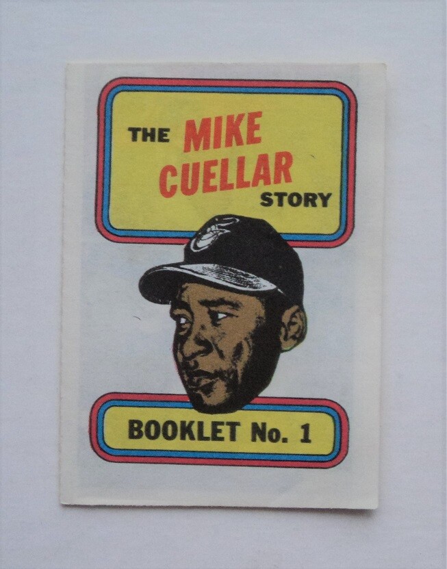 1970 Topps Booklets #1 Mike Cuellar Orioles  - MINT - FLASH SALE-image