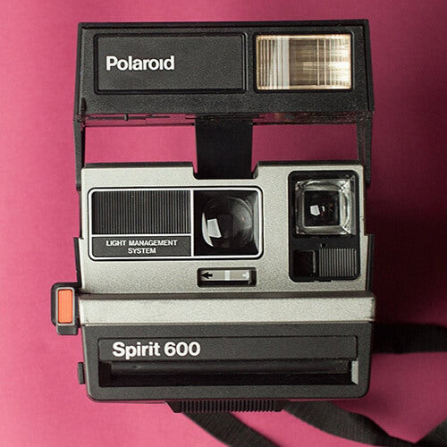 Vintage Polaroid Spirit 600 Grey Silver Instant Film Camera 600 Type