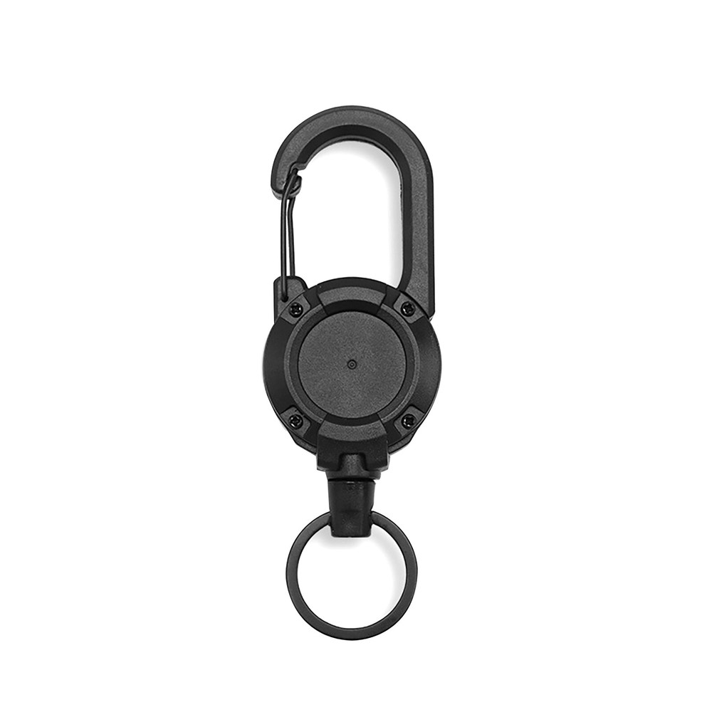 Steel Rope ABS Retractable Key Holder for Backpacks & Buckles