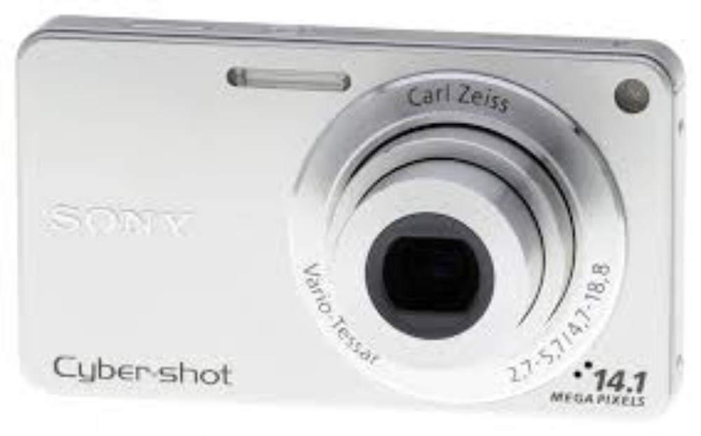 Sony Cyber-Shot DSC-W350 14.1MP 4x Zoom Silver Digital Camera 90% New