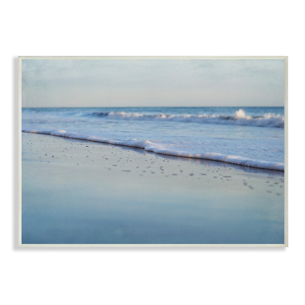 Stupell Coastal Evening Beach Gentle Surf Photograph, Wall