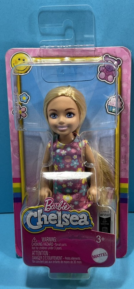 Barbie Chelsea Doll, Small Doll with Long Blonde Hair & Blue Eyes Free Shipping