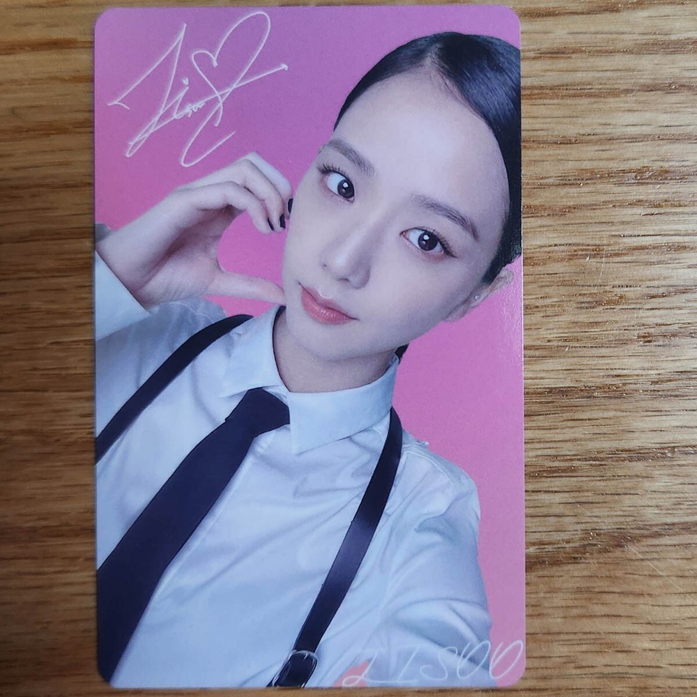 Jisoo Official Photocard with Game Coupon Not Used BlackPink The Game The Girls-image