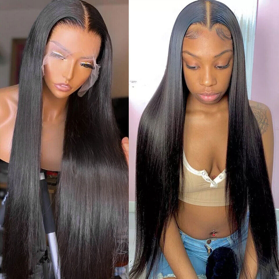 13x6 Glueless Lace Front Wig Brazilian Human Hair For Black Women