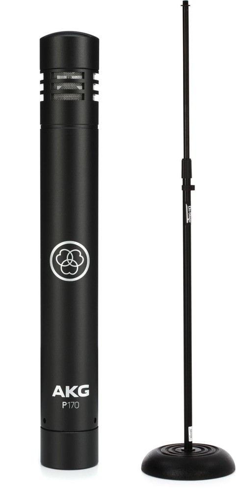 AKG 3101H00410 + On-Stage TMP-MS7201B-IND-BB Value Bundle