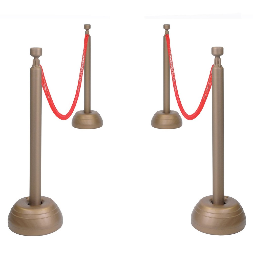 Beistle Red Rope Stanchion Set for Awards Night Party Decorations
