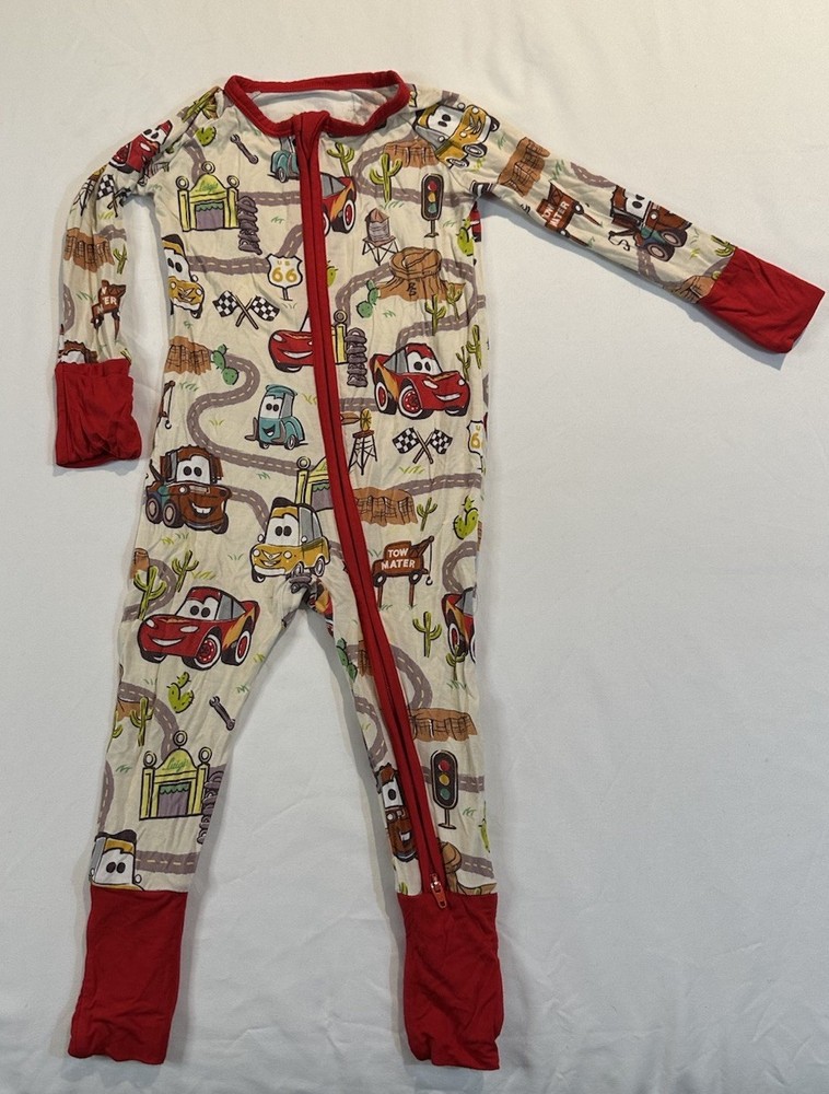 Little Sleepies Disney Pixar Cars Radiator Springs Zippy - Bamboo 6-12 Months