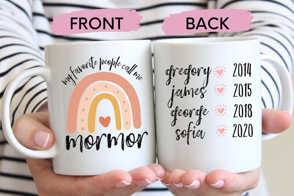 Gift Mug For Mormor My Favorite People Call Me Mormor Mother's Day Gift