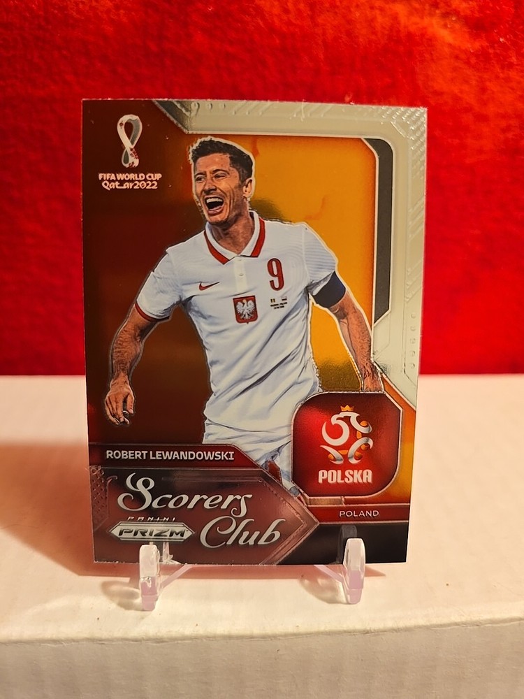 2022 Panini Prizm World Cup Qatar - Scorers Club #9 Robert Lewandowski
