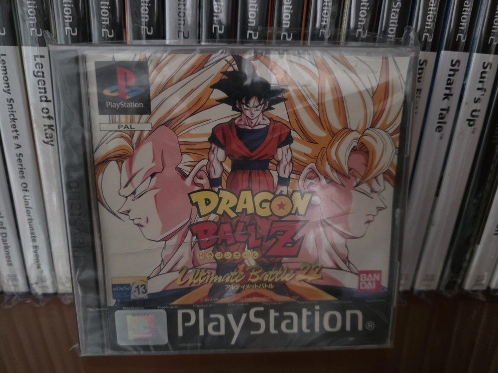 BANDAI SONY PS1 SLES-00291 DRAGON BALL ULTIMATE BATTLE 22 NEW SEALED