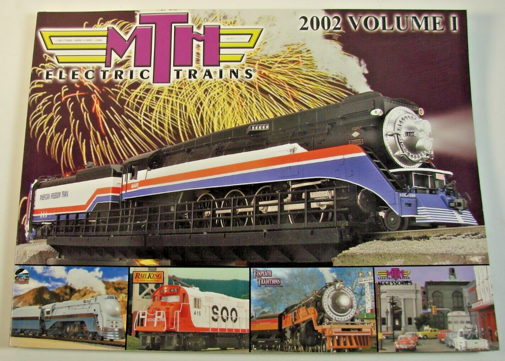 MTH 2002 Volume I One Electric Trains Product Catalog Book Model Railroad
