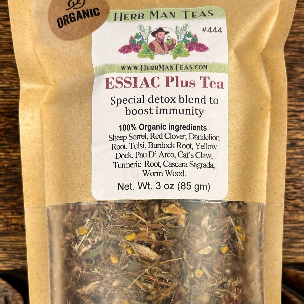 Organic ESSIAC TEA PLUS -better blend then the original made by master herbalist