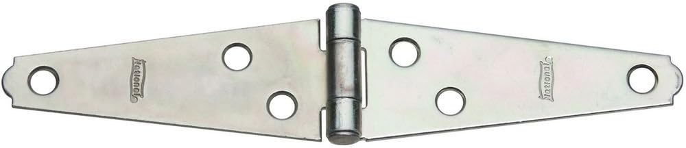 N127-449 V280 Light Strap Hinges in Zinc Plated, 2 Pack,3 Inch