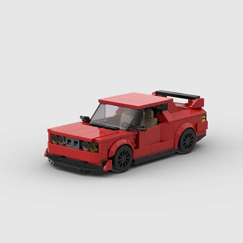 LEGO BMW M3 E30 Red Speed Champions MOC Car Ideal Gift for Builders