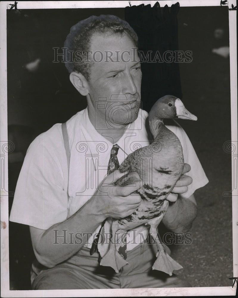1950 Press Photo Jasper Miner son of Jack Miner - DFPC11773