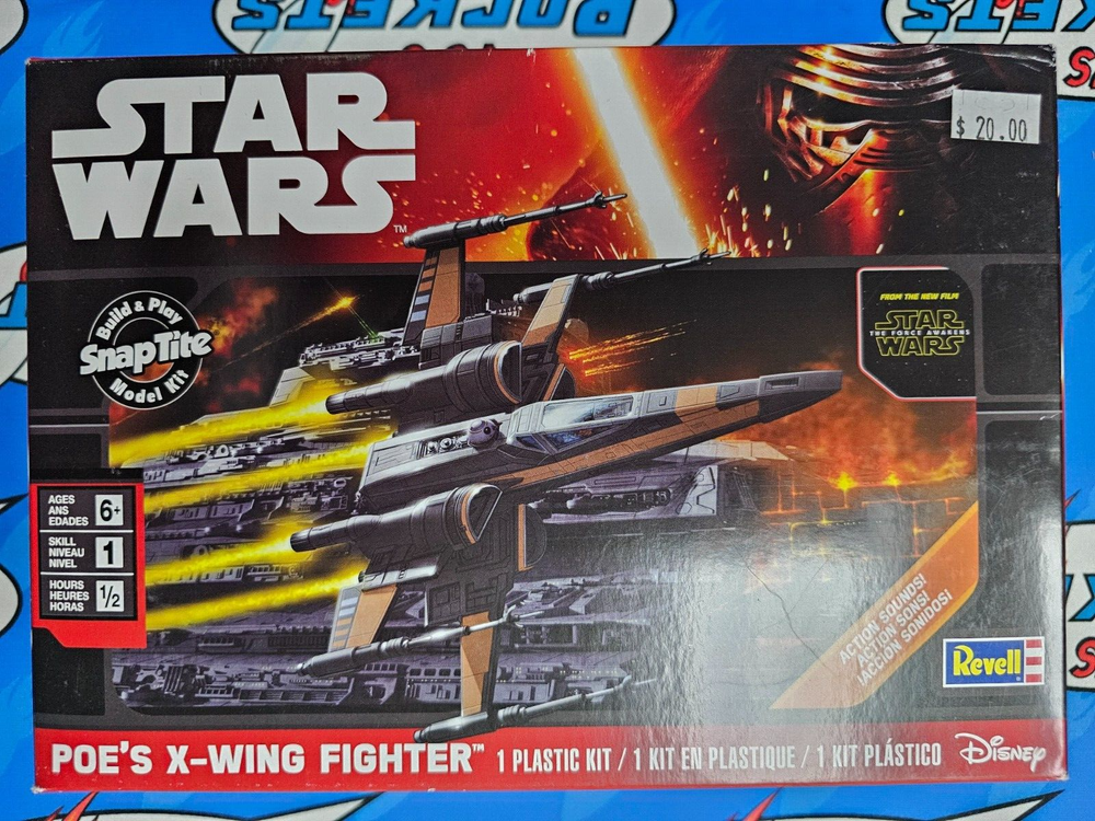 Star Wars Poe's X-Wing Fighter Model Kit  Revell