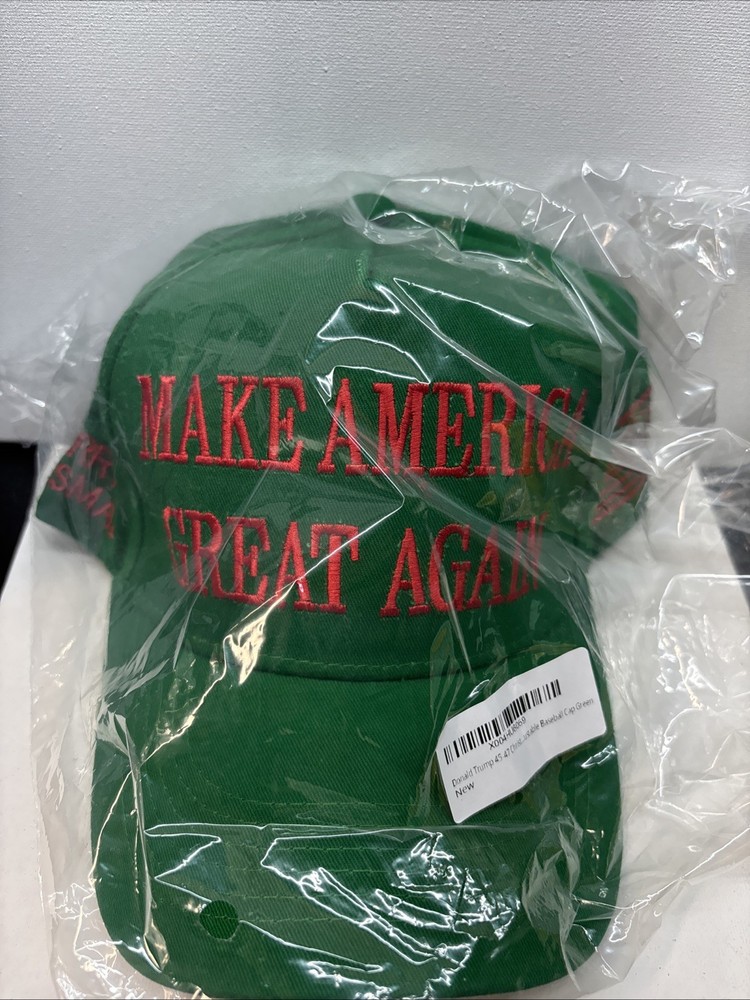 2024 Official Donald Trump MAGA Christmas Victory Hat in Green and Red by Cali-Fame