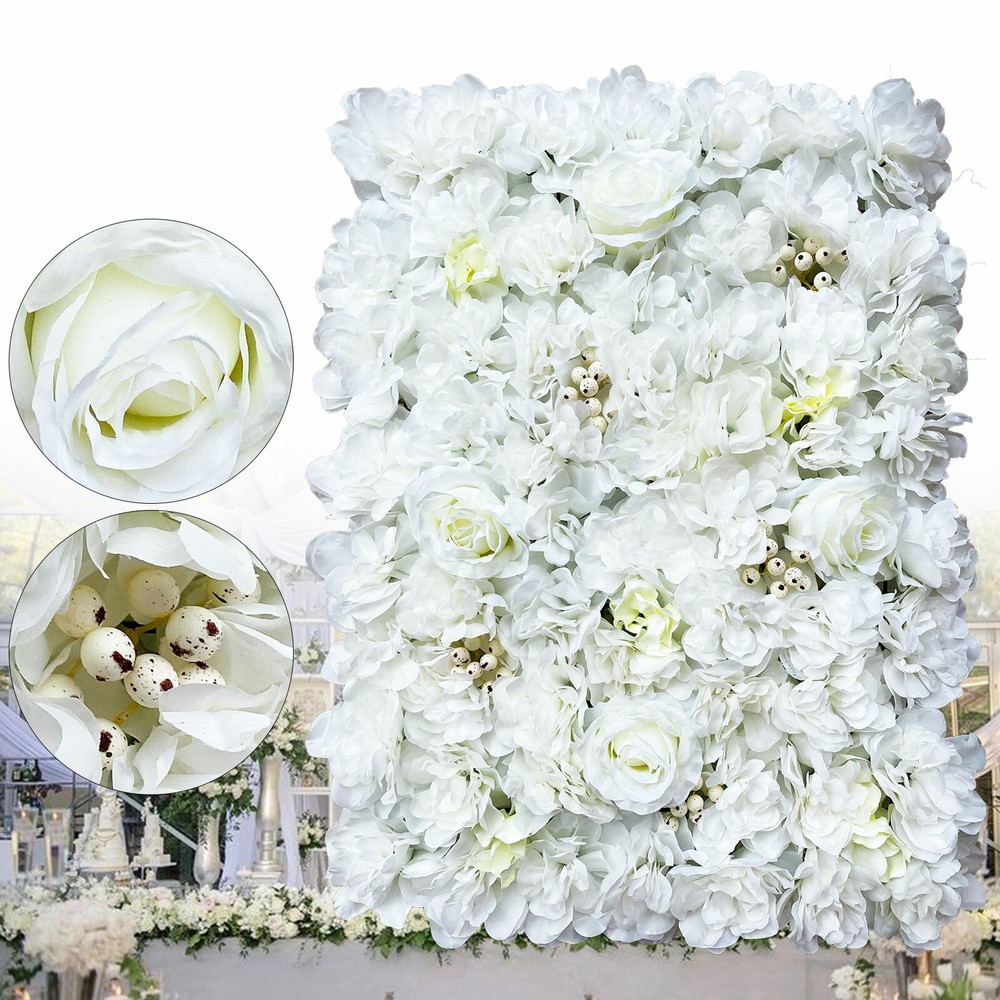 Artificial 12 Pcs Flower Wall Romantic Flower Wall Wedding Background Decoration