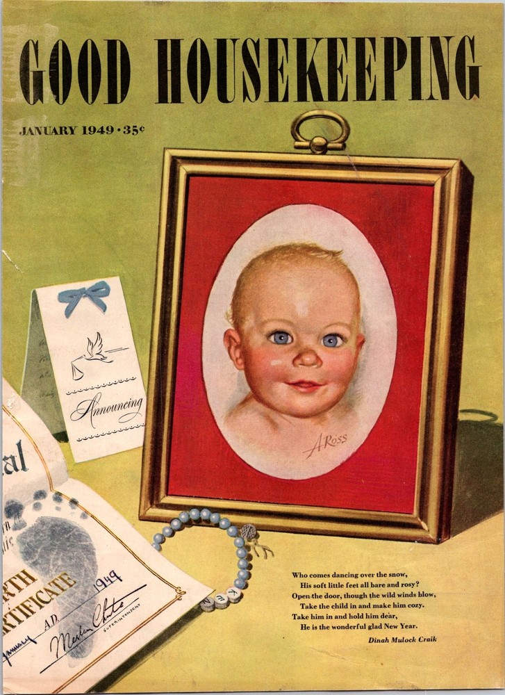 1949 Good Housekeeping New Year Edition Cover - A Timeless Treasure-image