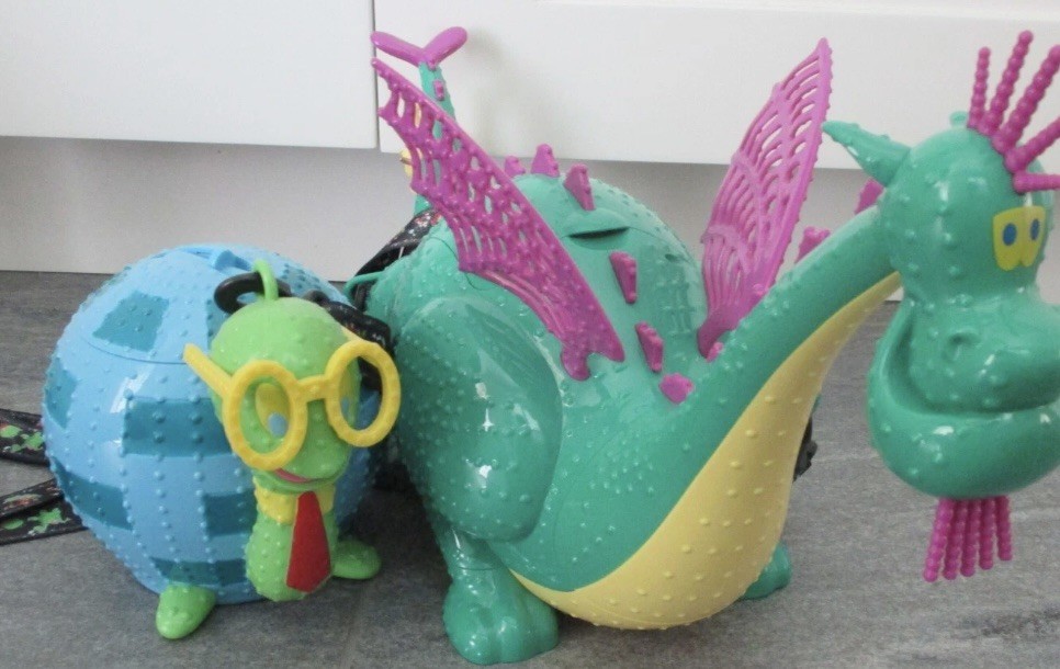 Main Street Electrical Parade Elliott Dragon Popcorn Bucket & Turtle Sipper Cup