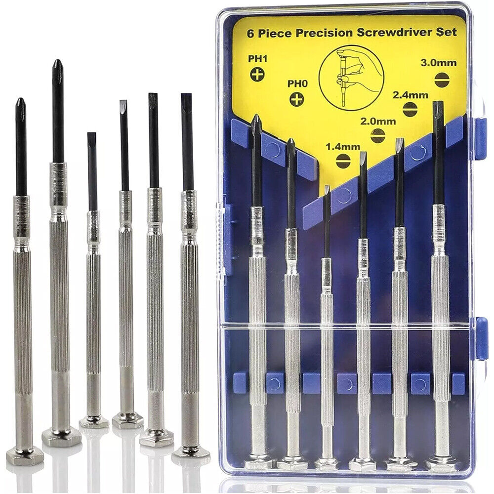 Mini Repair Precision Screwdriver Set Tool with Case Phones Watch Glasses