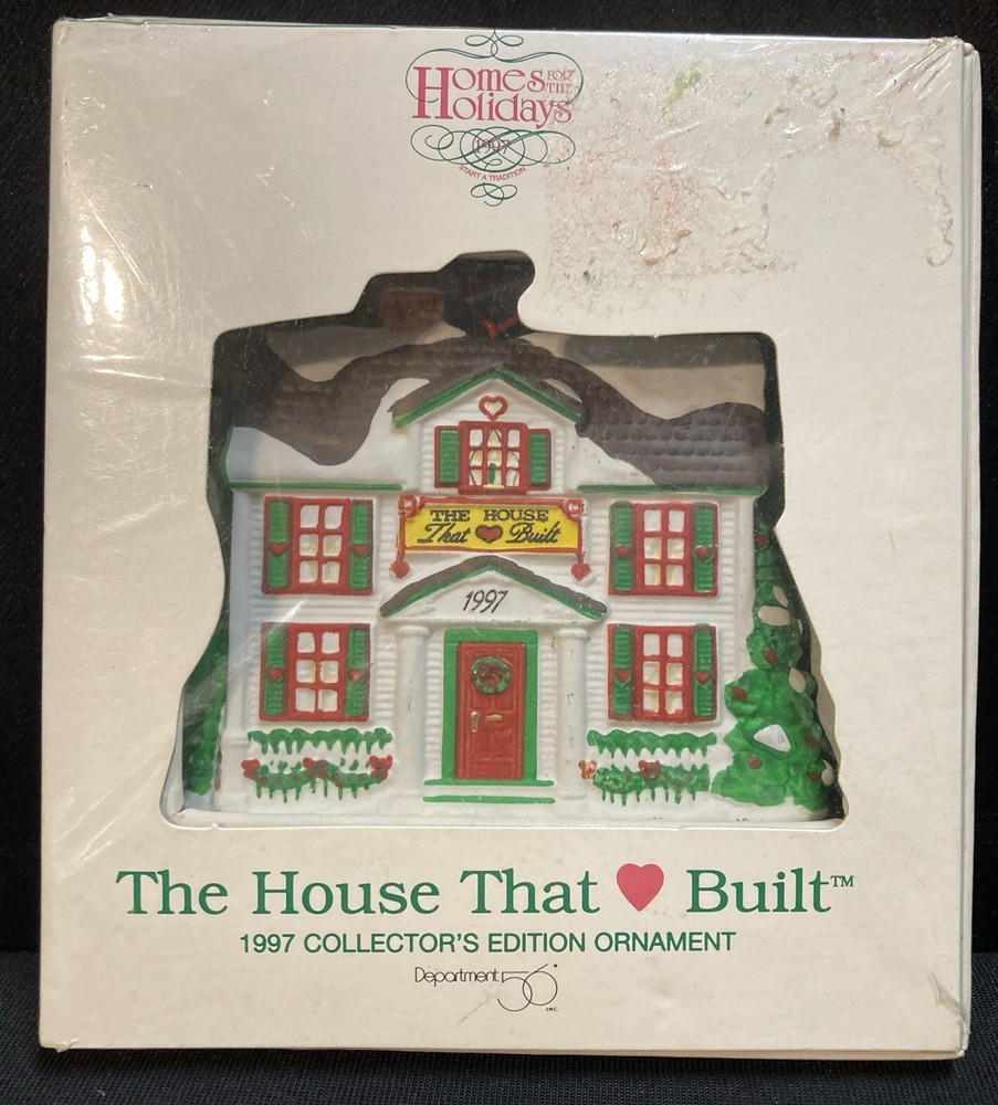 Dept 56 Ronald McDonald The House that Love Built Ornament 1997 Collector’s Item