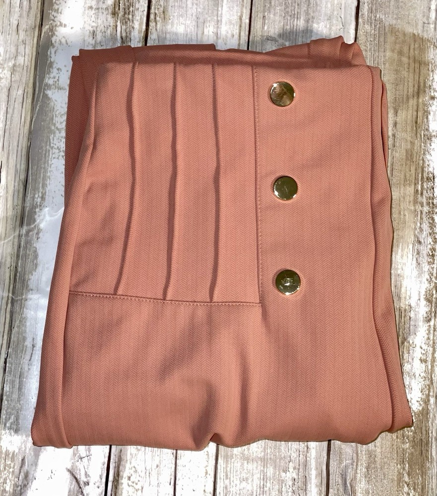 Halara SoCinched High Waist Tummy Control Leggings Pink Rose Size S