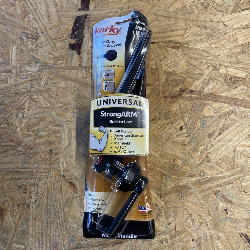 Korky Universal StrongArm *MATTE BLACK* Heavy Duty Handle & Lever - #6034