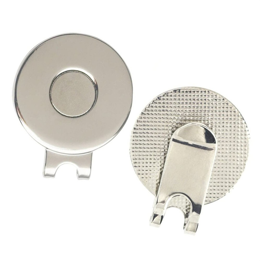 2pcs Magnetic Golf Hat Clip with Ball Marker - Perfect Golf Gift