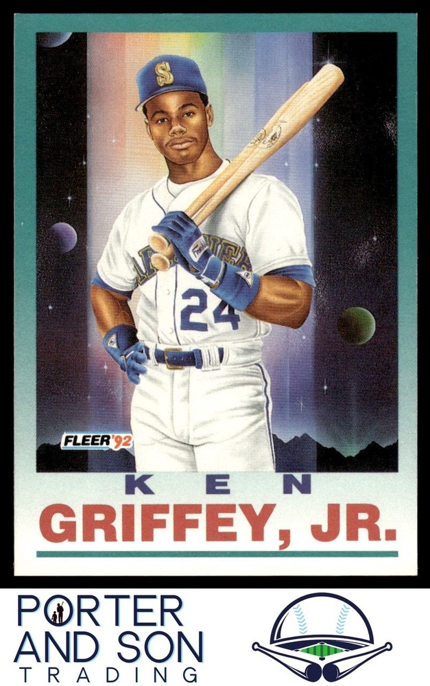 Ken Griffey, Jr. Pro Visions 1992 Fleer #709 Seattle Mariners Baseball Card
