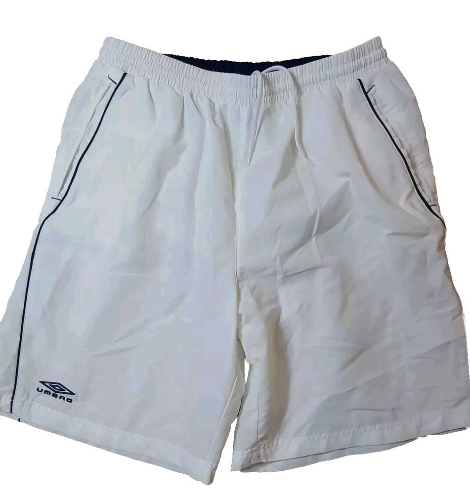 Umbro Mens Shorts XL With Pockets Black Big Logo Polyester