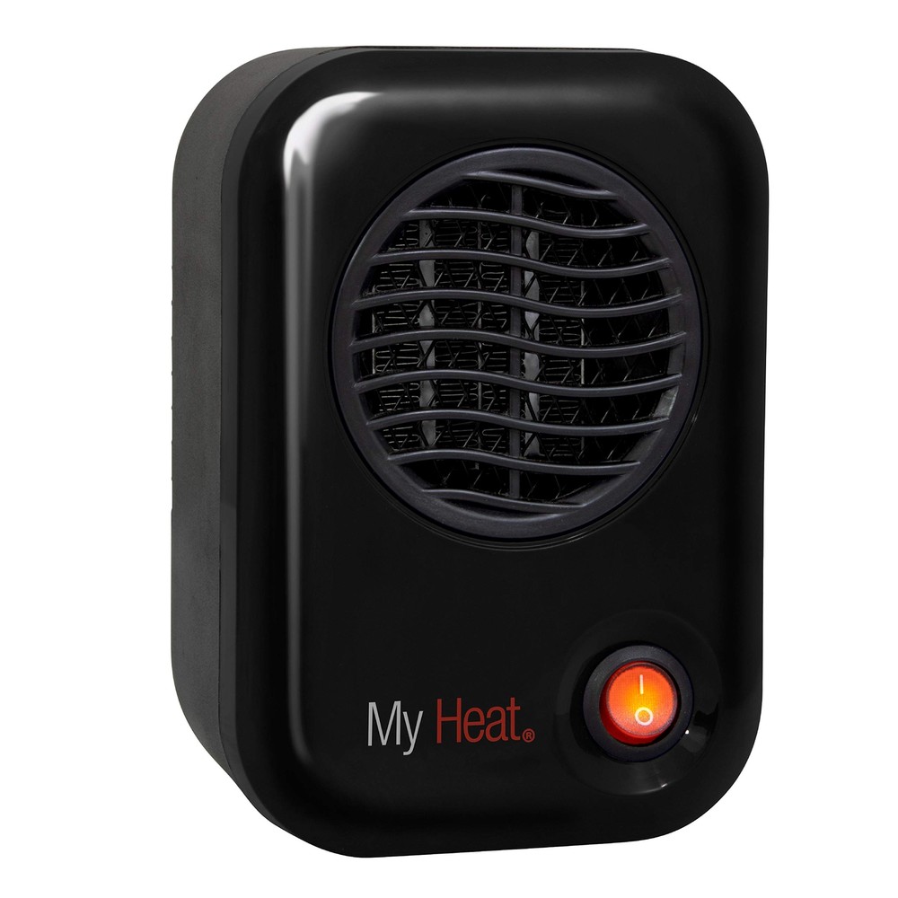MyHeat Personal Mini Space Heater for Home with Single Speed, 6 Inches, Black...