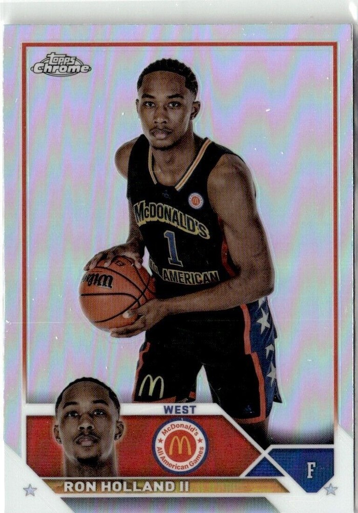 2023-24 CHROME MCDONALD'S ALL AMERICAN RON HOLLAND II DUNCANVILLE HIGH SCHOOL