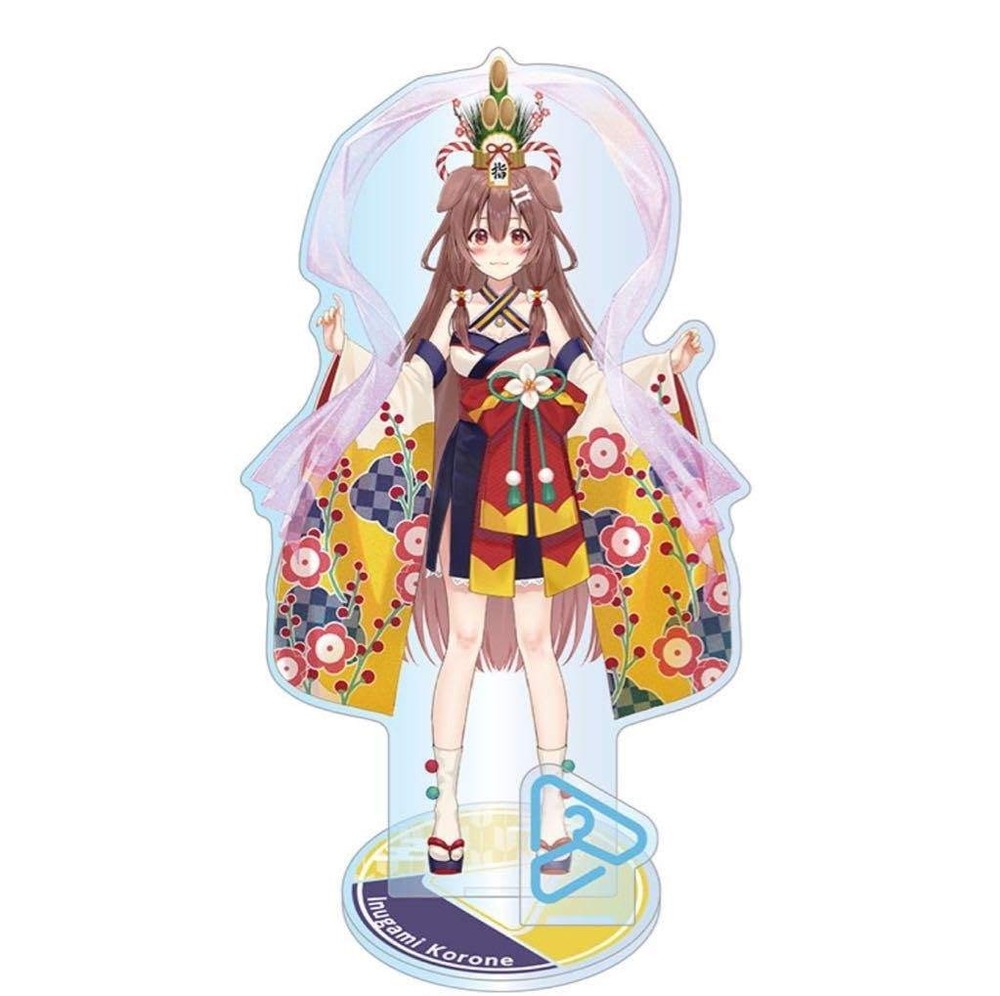 Hololive Inugami Korone New Year Costume Acrylic Stand 16.3cm Official-image