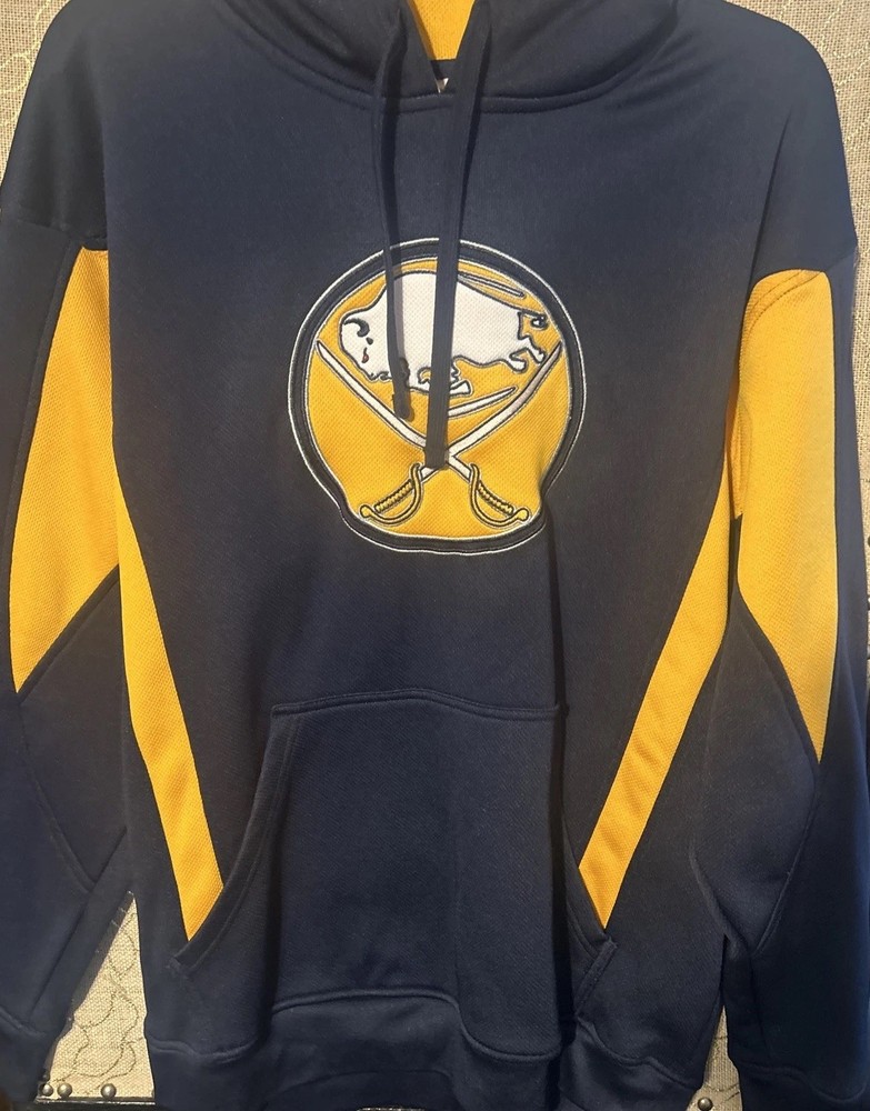 NHL Buffalo Sabres Mens Hockey Hoodie Sweatshirt Men’s LARGE
