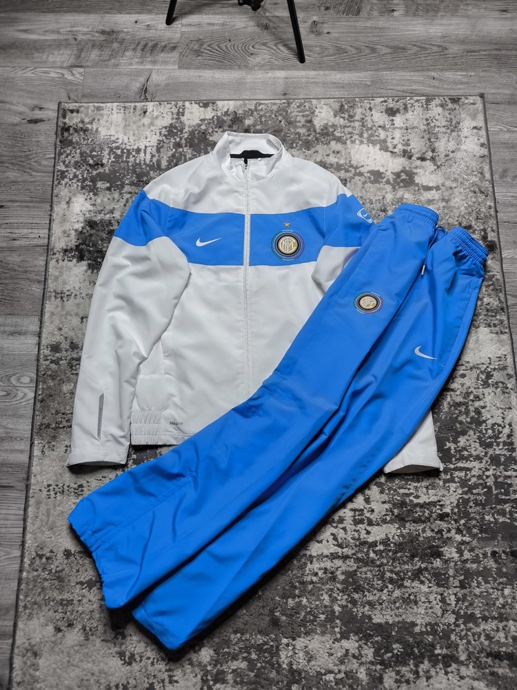 Men's (L)  Vintage Nike Inter Milan Sport Football Suit 2009 /10 Season Rare