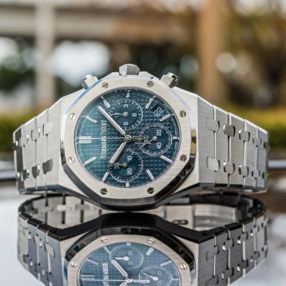 Watch Bracelet for AP Royal Oak | 26mm High Quality Silver Band