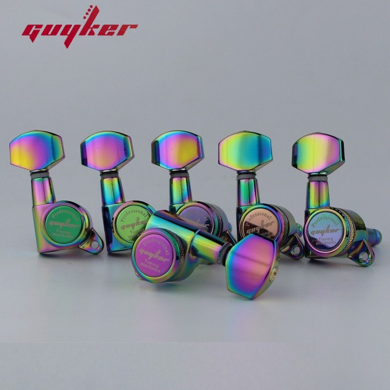 GUYKER Guitar Models Rear Lock String Electric Guitar Machine Heads Chameleon