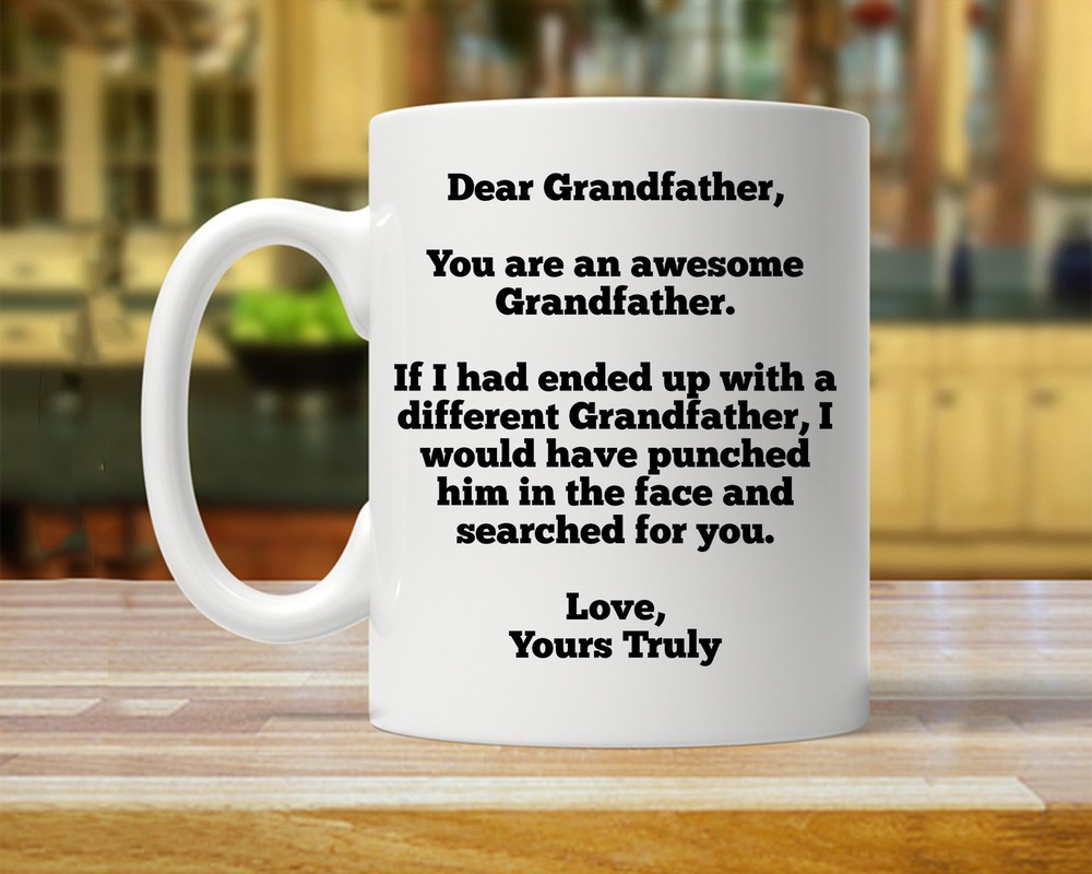 Gift For Grandfather Personalized Grandfather Gift Custom Grandfather Mug Funny