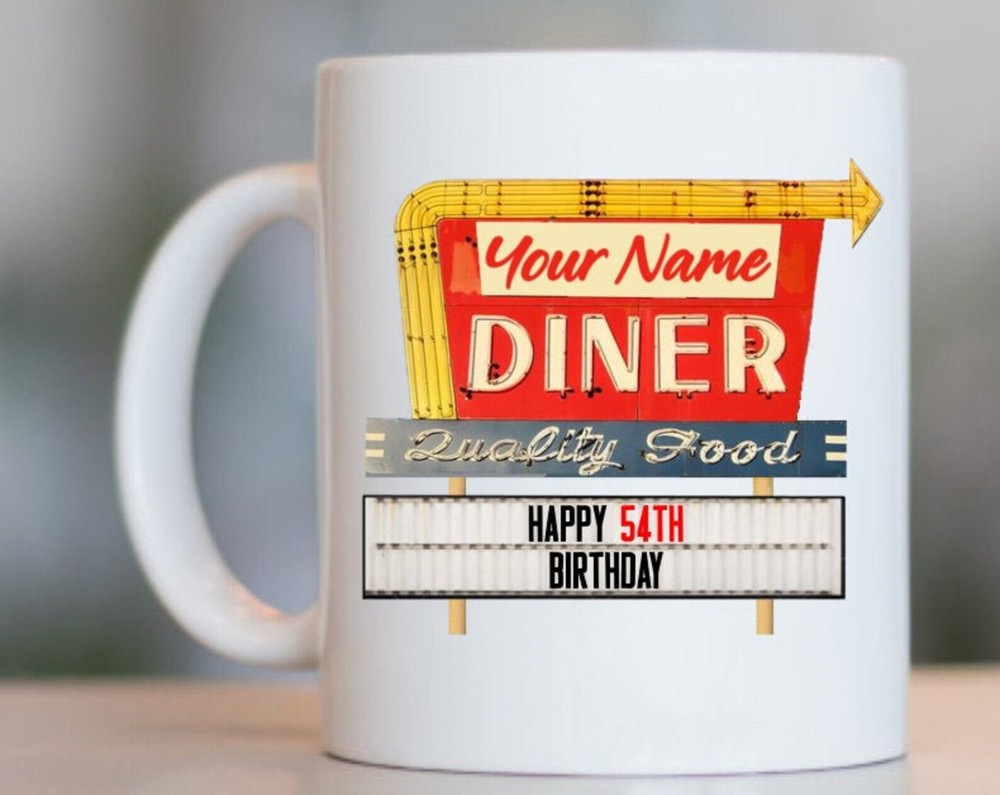 54th Birthday Gift Mug for Women and Men Turning 54 Years Old  