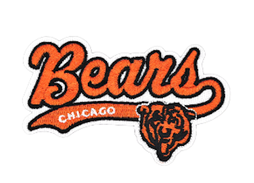 CHICAGO BEARS - RETRO VINTAGE - FOOTBALL - NFL - Embroidered Iron-On Patch