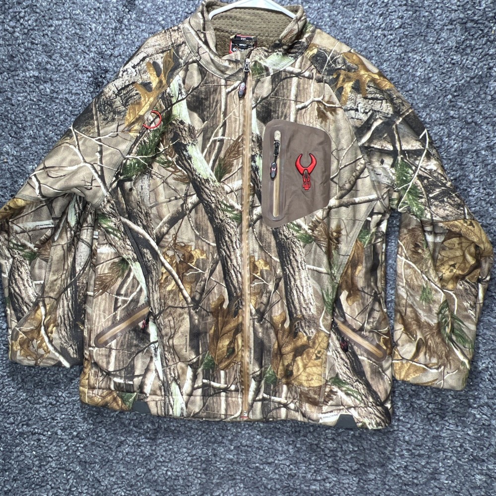 Badlands Impact Men's XL Bio Thermic Realtree Xtra Camo Jacket Full Zip GUC