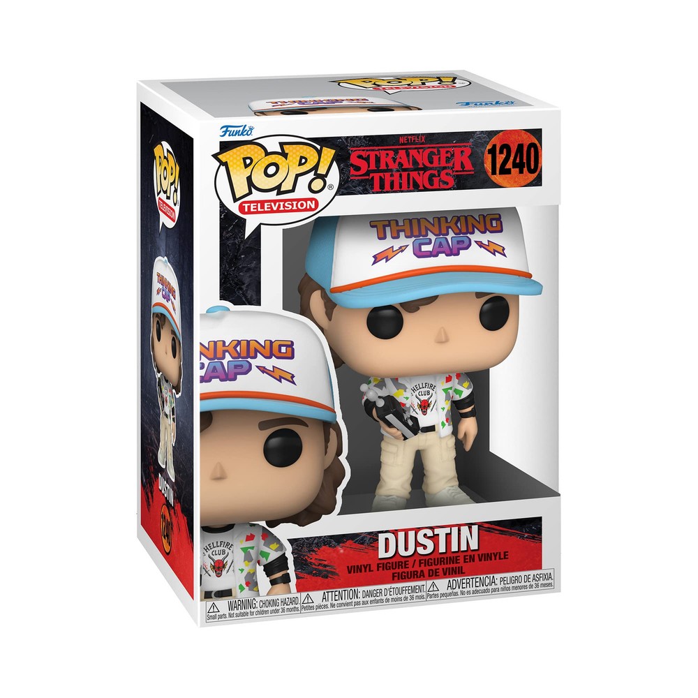 Funko POP! TV: Stranger Things - Dustin Henderson - Collectable Vinyl Figure - G