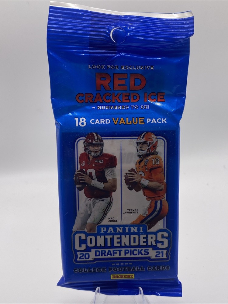 2021 Panini Contenders Draft Picks Football Jumbo Value Pack 18 Cards